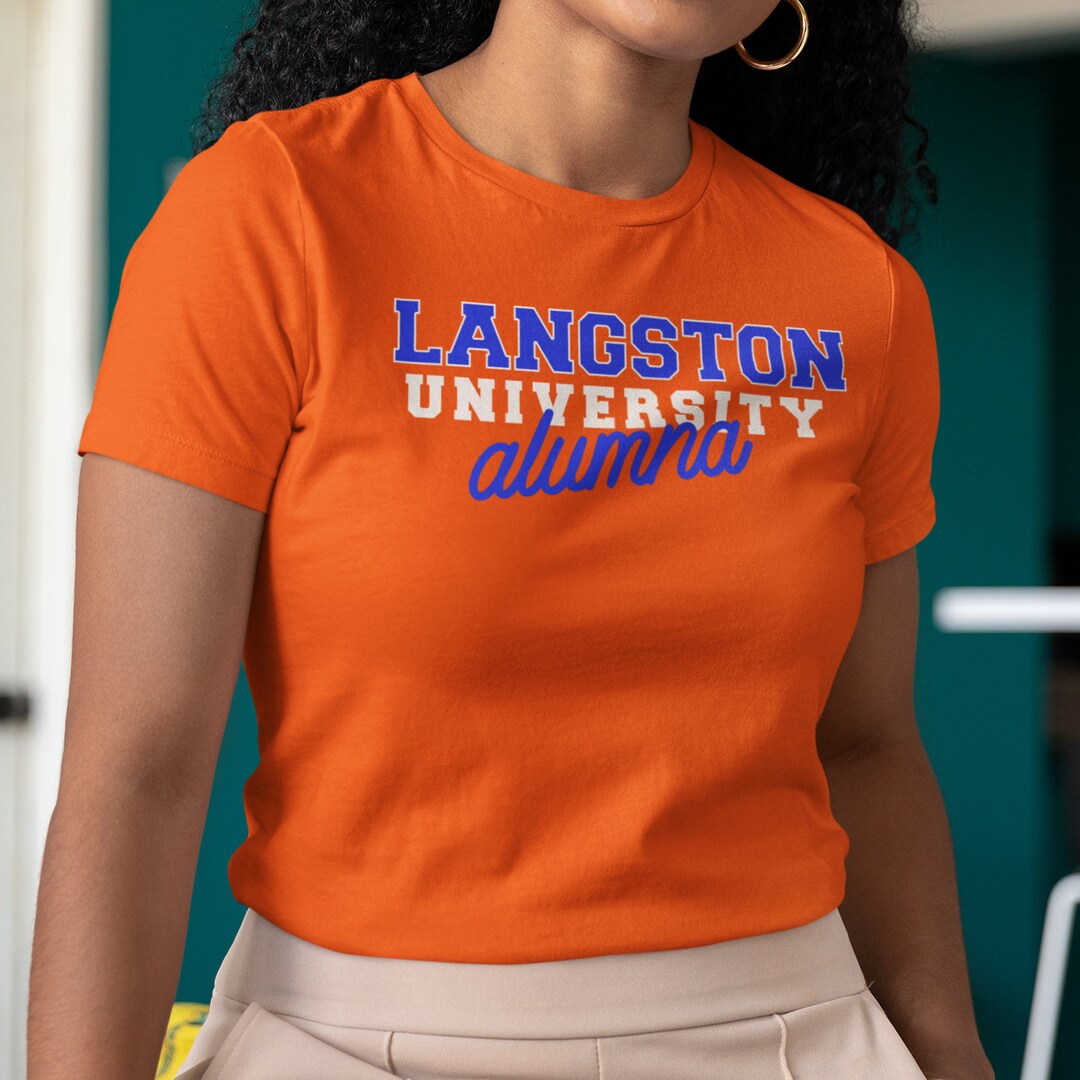 Langston Univ Alumna Langston Lions, Vintage College Apparel, Langston