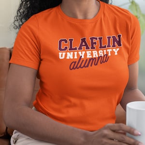 Claflin Alumna - Vintage Claflin Univ College Apparel, Claflin Alumni Tee, Claflin Panthers HBCU Hoodies & Sweatshirts, Claflin Shirt