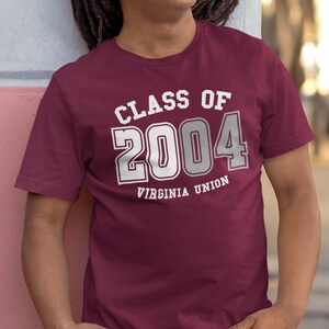 Virginia Union Panthers Class of YYYY - Vintage Virginia Union Apparel, Retro Virginia Union Tee, Virginia Union HBCU Hoodies & Sweatshirts