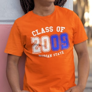 Morgan State Bears Class of YYYY - Vintage Morgan State Apparel, Retro Morgan State HBCU Merch, Morgan State Alumni Hoodies & Sweatshirts