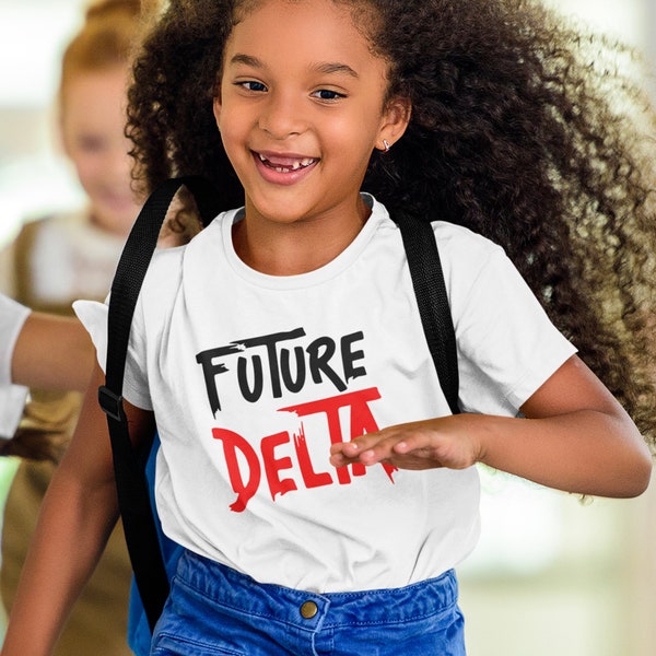 Future Delta Sigma 1913 -  Deltas Sorority Youth Shirt, DST Tee, Devastating Divas, Black Greek Sororities, Delta Reds Theta Youth Shirts