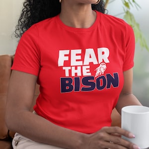 Fear The Bison - Howard Alumni Tee, Howard Univ Shirt, Howard Merch, Howard HBCU Hoodies & Sweatshirts, Bison Tees, College Apparel
