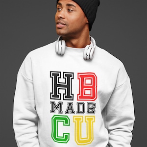 HBCU Made (Pan African) - Retro HBCU Tees, Academic Wear, Black College Apparel, Homecoming, Black Greek Fraternities & Sororities