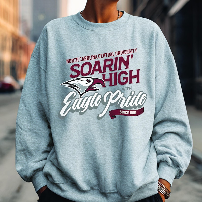 North Carolina Central University - Eagle Pride (Sweatshirt) - HBCU Homecoming and Graduation Apparel image 1