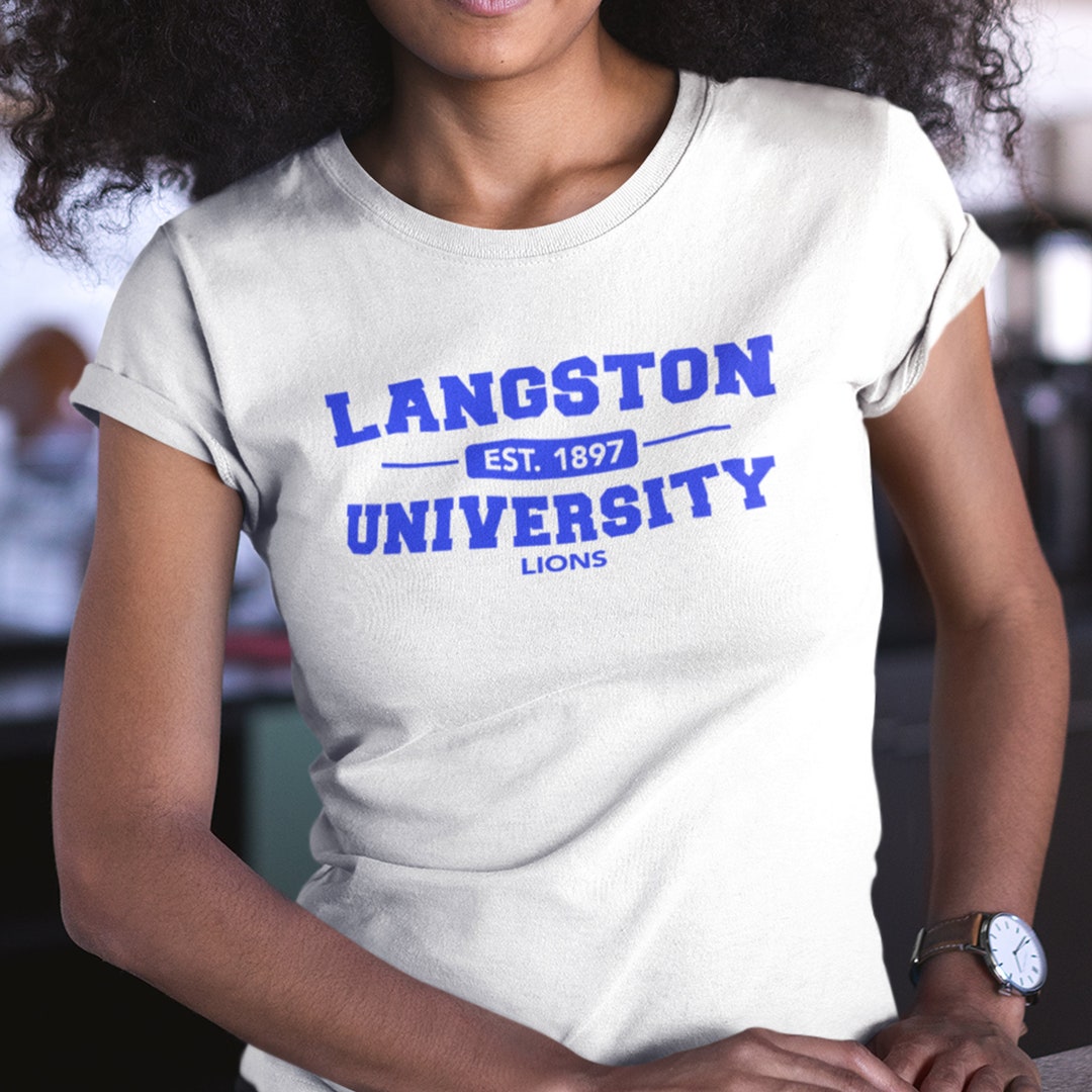 Langston Univ Langston Lions, Vintage College Apparel, Langston Univ