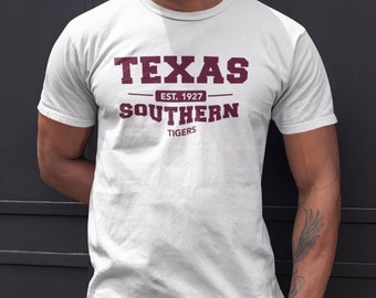 Texas Southern - vêtements vintage Texas Southern Tigers, t-shirt rétro Texas Southern Tigers, sweats à capuche et sweat-shirts Texas Southern