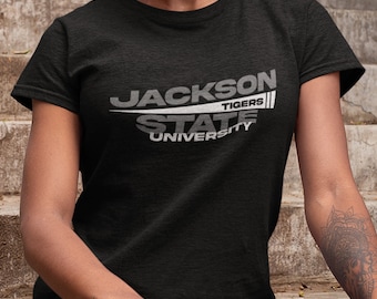 Jackson State Tigers Flag Ed. - Vintage Jackson State Tigers College Apparel, Retro  JS U HBCU Hoodies & Sweatshirts, Jackson St Tee, SWAC