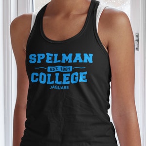 Spelman (Tank) NextGen- Spelman Shirts, HBCU Jaguars, Vintage Spelman Women&#39;s Apparel, Retro Spelman Tee, Spelman Hoodies & Sweatshirts