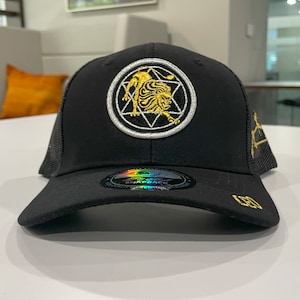 Leo (Gold Embroidered Cap) - Birthday Zodiac Caps, Leo, Gemini, Scorpio, Cancer, Virgo, Taurus, Sagittarius, Capricorn, Aries, Pisces, Libra