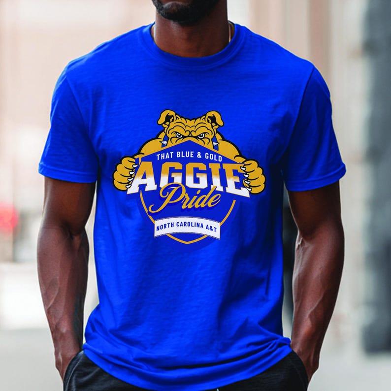 North Carolina A&T - Aggie Pride (T-Shirt) - HBCU Homecoming and Graduation Apparel image 1
