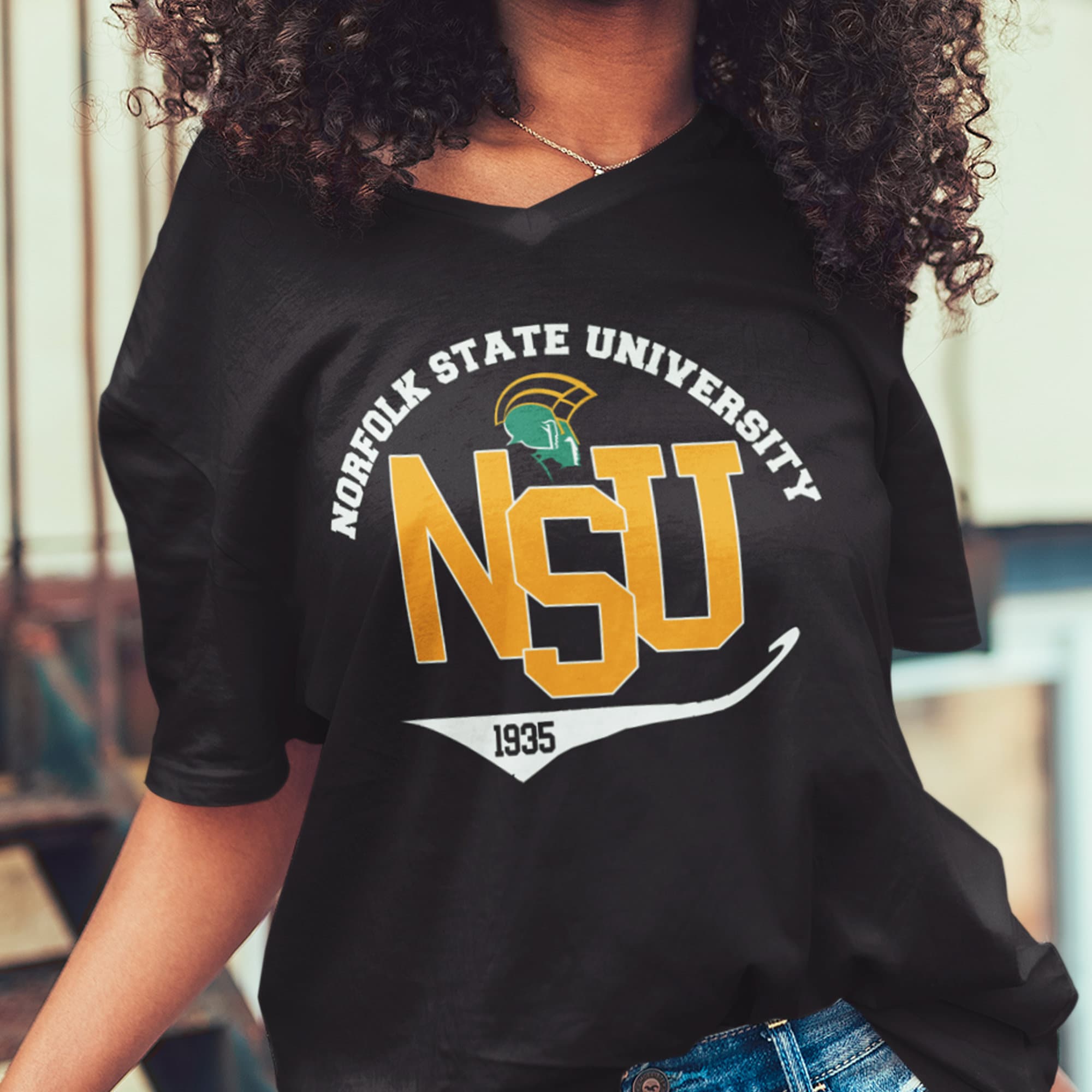 Norfolk 1935 State University T Shirt Norfolk 1935 State University T Shirt