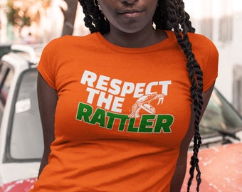 Respect The Rattler - FAM Univ Alumni Apparel, FAM Univ Homecoming, Vintage FL A&M Rattlers Shirt, FAm Univ Rattler Hoodie and Sweatshirt
