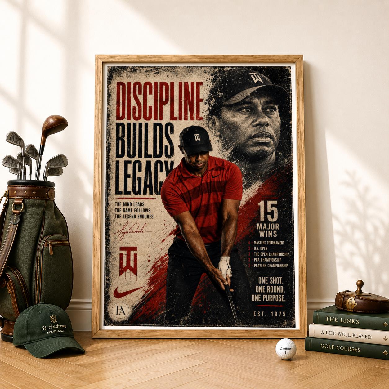 Tiger woods poster - Etsy 日本