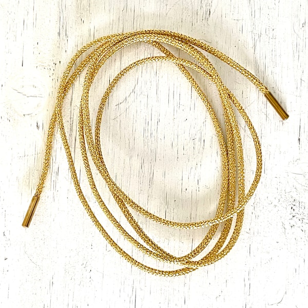 Gold Lurex Cord for Necklaces