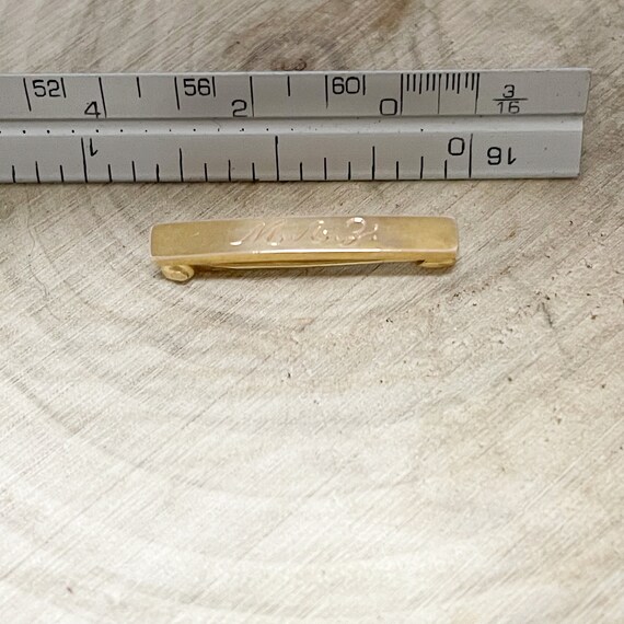 Tiny Gold Monogram Pin - image 6