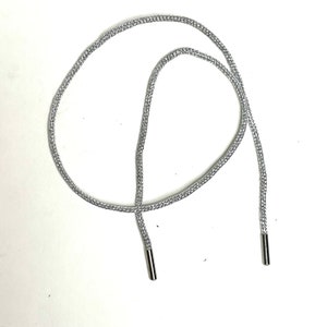 Silver Lurex Cord for Bracelets