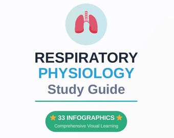 Respiratory Physiology Study Guide | 33 Comprehensive Infographics