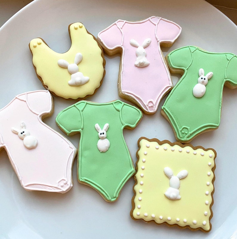 Custom Baby Shower Cookies Etsy