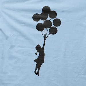 Banksy Balloon Girl Shirt Street Art Urban Graphic T-Shirt M5552