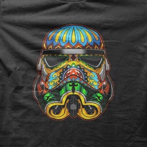 Stormtrooper Psychedelic Joke Parody Sci-Fi T-shirt M5601