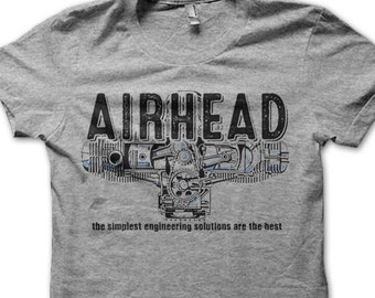 Airhead Boxer Motorrad Flat Twin Engine Motorcycle Biker R80 R 100 GS T-shirt