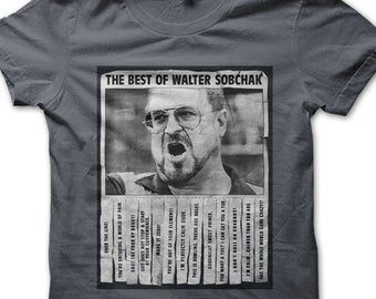Il meglio di Walter Sobchak T-shirt in cotone di Dude The BIg Lebowski