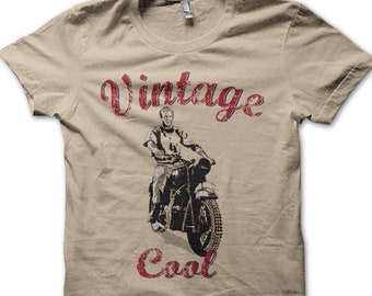 The Great Escape Cooler King Biker T-shirt imprimé Cool Classic Cafe Racer vintage