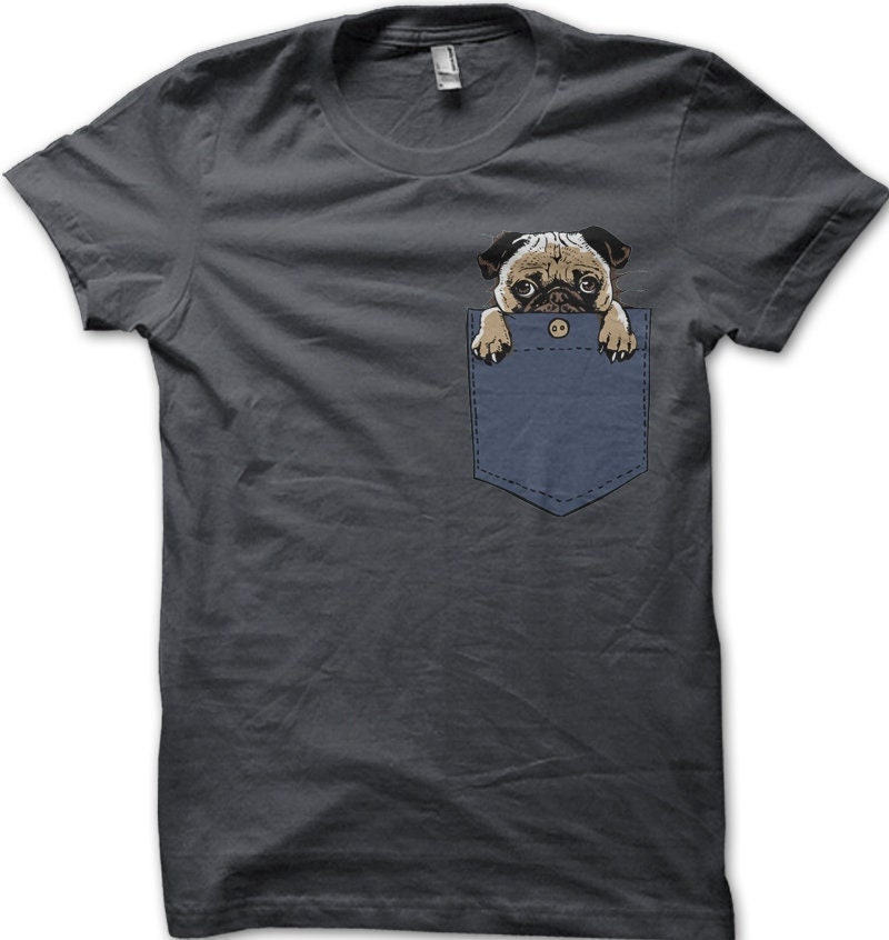 pug in my pocket t shirt