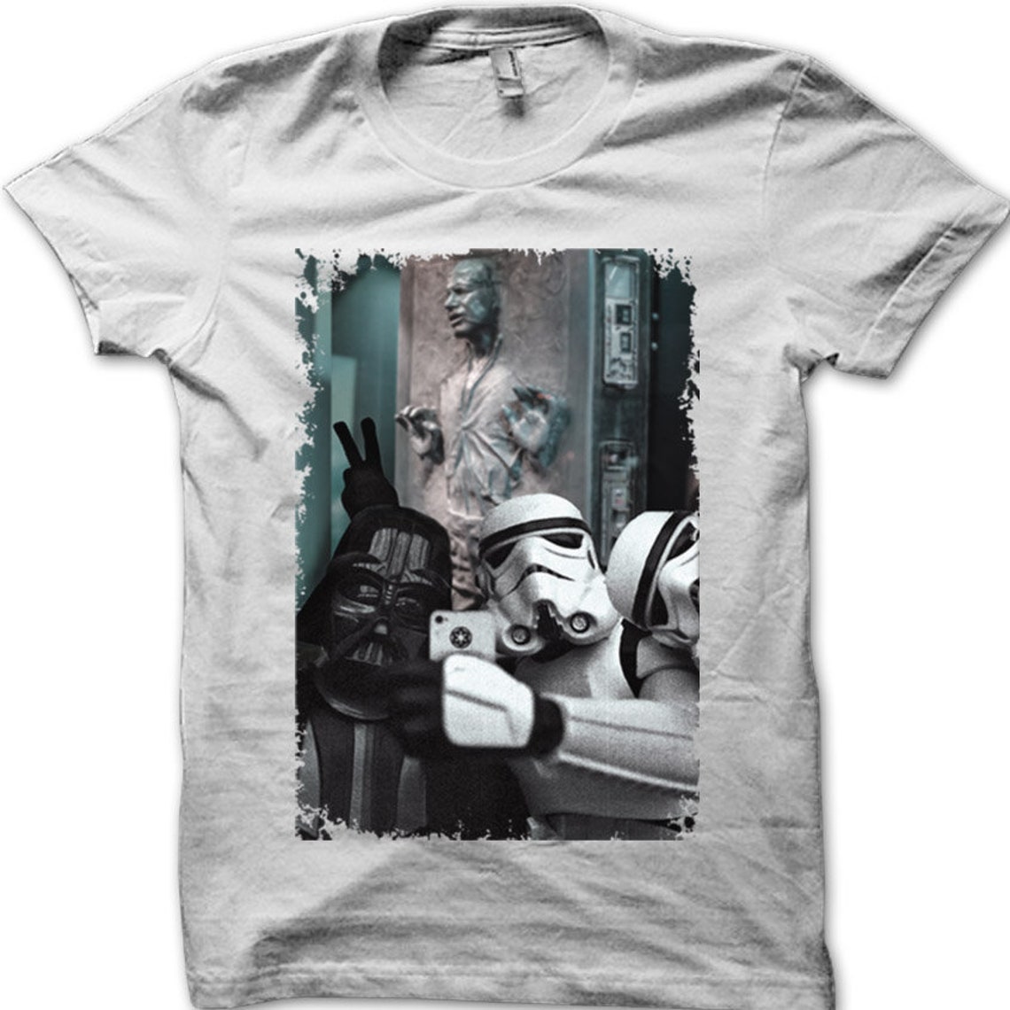 Stormtrooper Darth Vader Selfie Han Solo Frozen in Carbonite Etsy