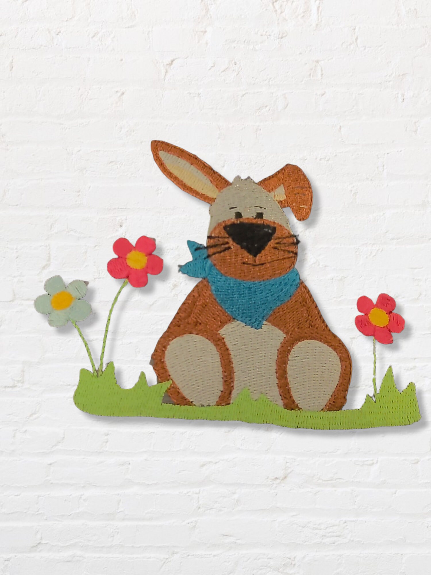 Dress Long Sleeve Rabbit Embroidery, Size 104 Red - Etsy