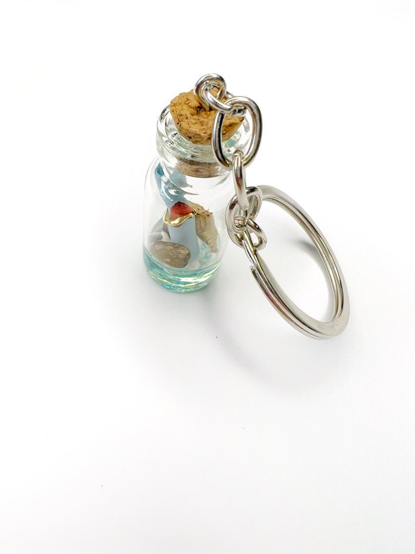 Bottle Keychain Backpack Charm Gift Idea 