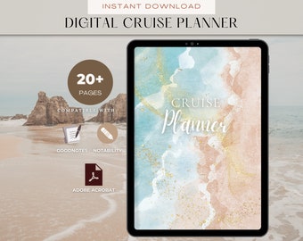 Digital Cruise Planner for Goodnotes, Notability and Adobe Acrobat