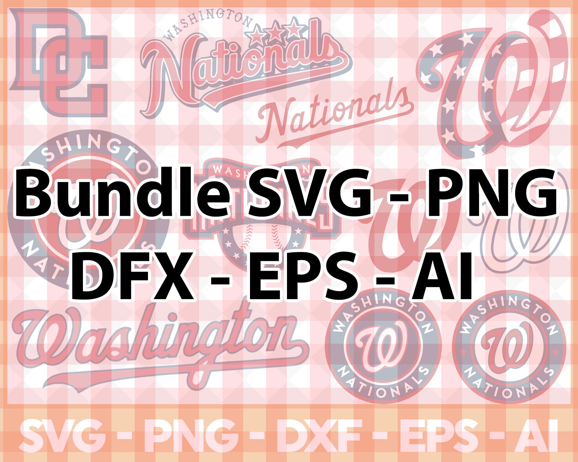 Washingtonnationals Baseball Team Svg Washingtonnationals Etsy