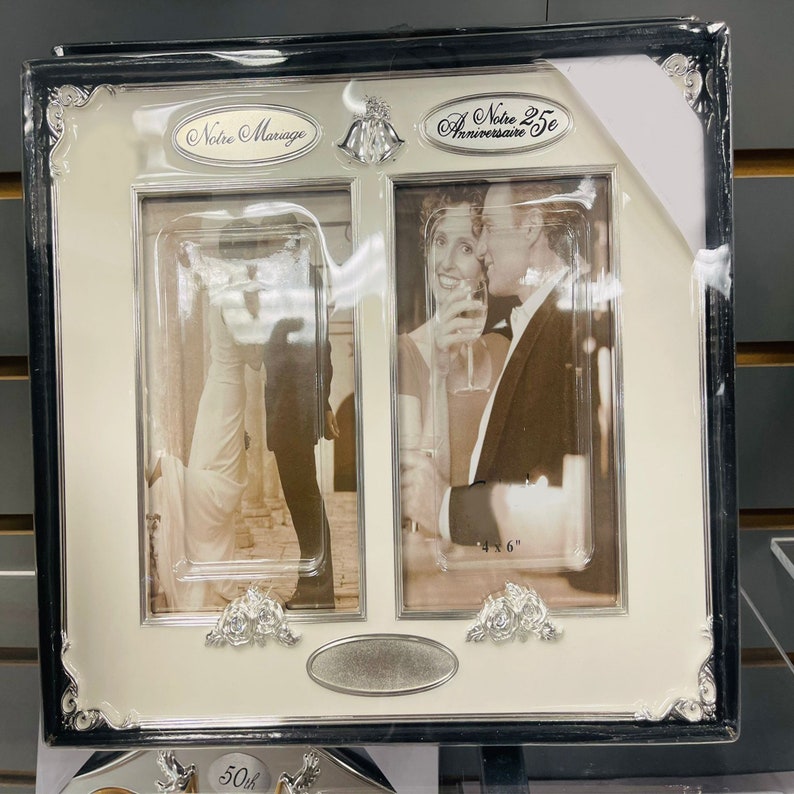 Personalized 25th Anniversary Photo Frame Anniversary Gift Etsy