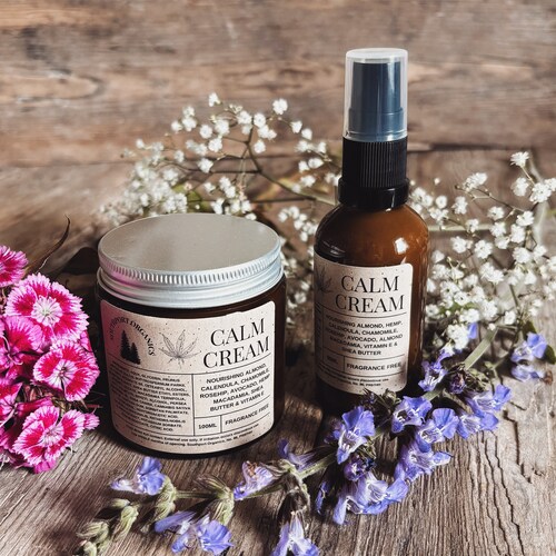 Calm Cream - A Natural, Organic, Fragrance Free Moisturiser for