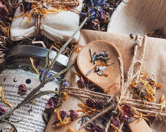 Personalised Spa Gift Box Organic Natural, Gift Wrapped for Her, Skincare, Bath & Body Pamper Hamper, Eco Friendly Self Care Products