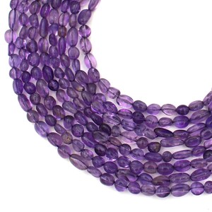 Purple Amethyst Nugget, Smooth Polish Beads, Handmade Nugget, Amethyst Pebble, Natural Amethyst Nugget, Amethyst Gemstone, Craft Supply Bead