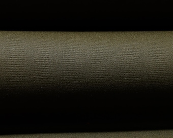 Tejido de sarga elástico - Verde oliva oscuro