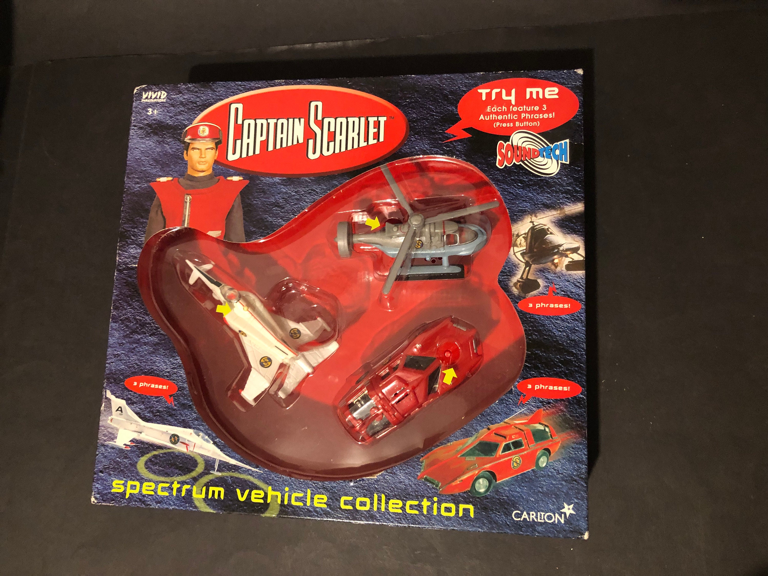 2001 CAPTAIN SCARLET Sound Tech Spektrum Fahrzeuge Carlton Vivid Imaginations EUR 28,53 - DE