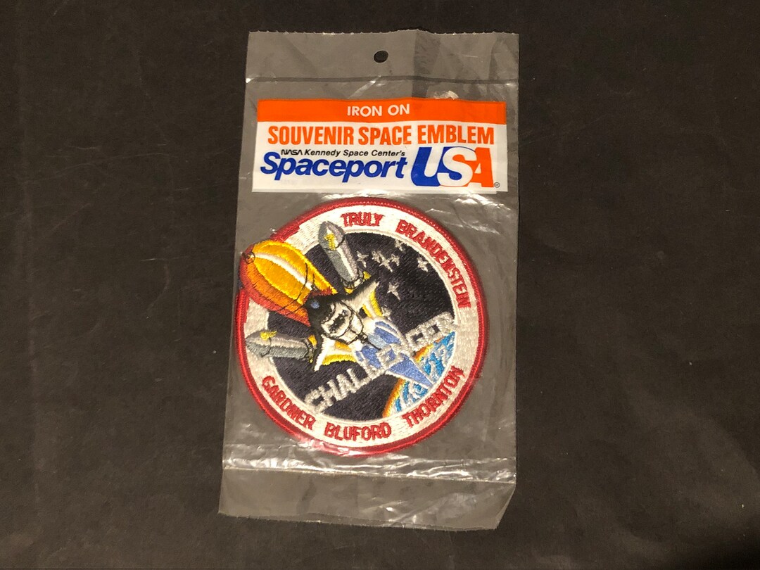 Nasa Space Shuttle Challenger Iron on Cloth Patch Badge in Original ...