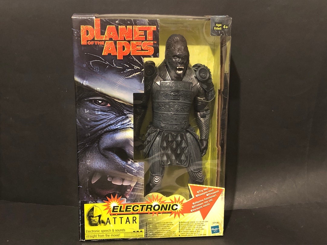Figurine Planète Des Singes – Attar – Hasbro 2001 (33 Cm Avec Massue)