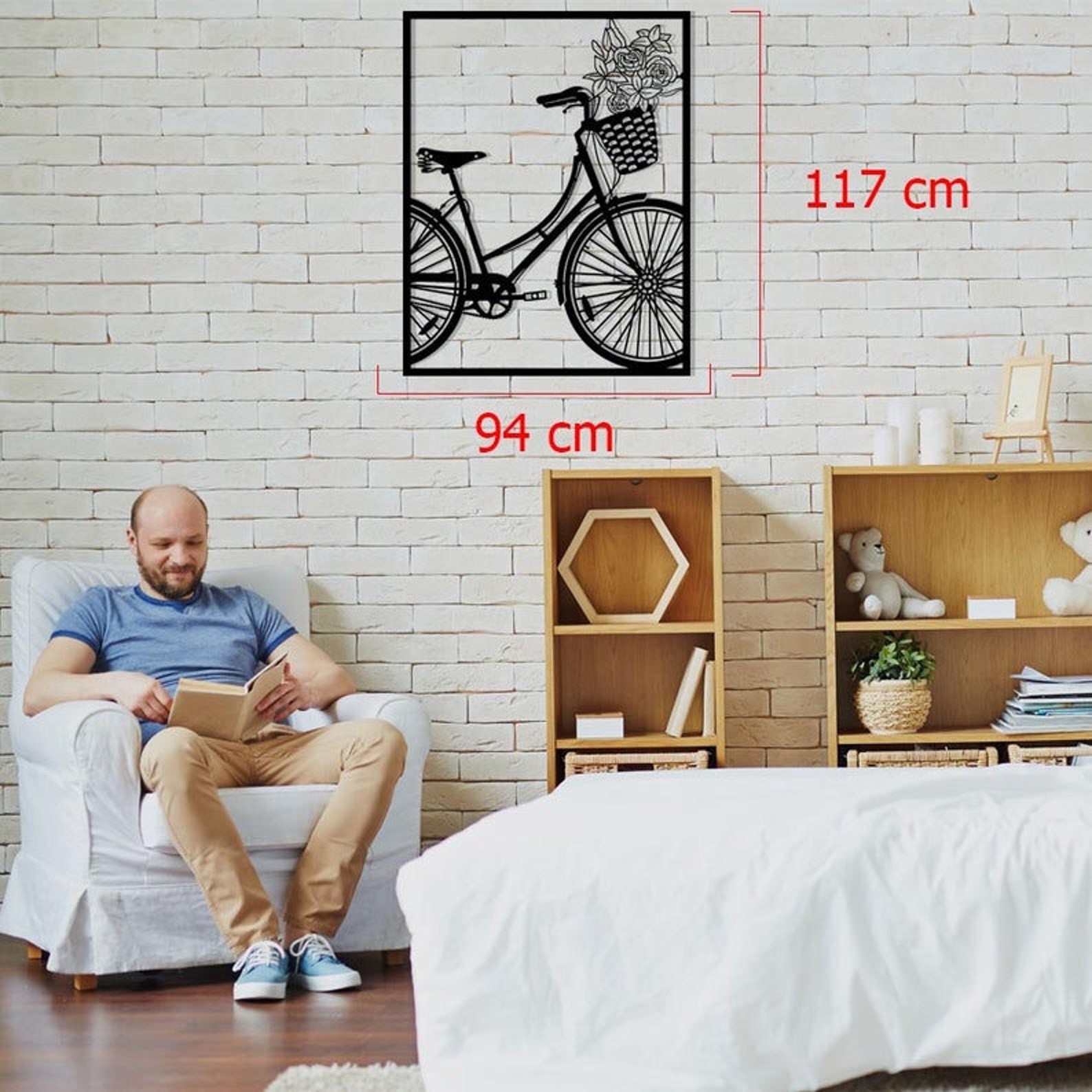 Bicycle Metal Wall Art Metal Wall Decor Cycling Gifts Etsy