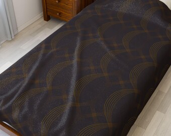 Cozy Velveteen Plush Blanket, Soft Throw for Home Decor, Snuggle Blanket for Couch, Perfect Gift for All Occasions, Warm Winter Blanket