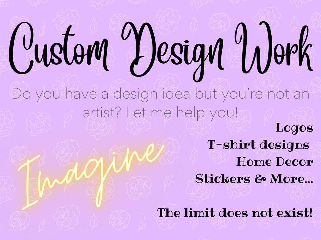 Custom Design Work - Etsy