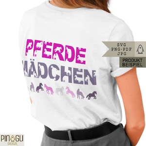 SVG & PNG lettering “Horse Girl” – Perfect for plotters and DIY projects