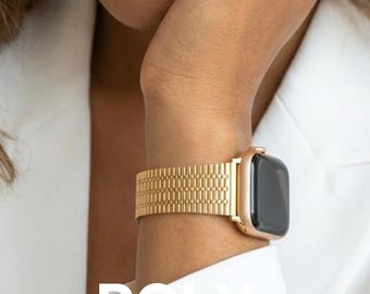 Metallarmband för Apple Watch Series 10 9 8 7 6 SE, Metallarmband för iWatch 38 mm 40 mm 41 mm 42 mm 45 mm 46 mm 49 mm, Klockarmband för henne