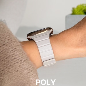 Leather Band for Apple Watch 38mm 41mm 42mm 44mm 45mm 49mm, iWatch Band Series 11 10 9 8 7 6 SE, Leather Magnetic Loop, Gift for her I31