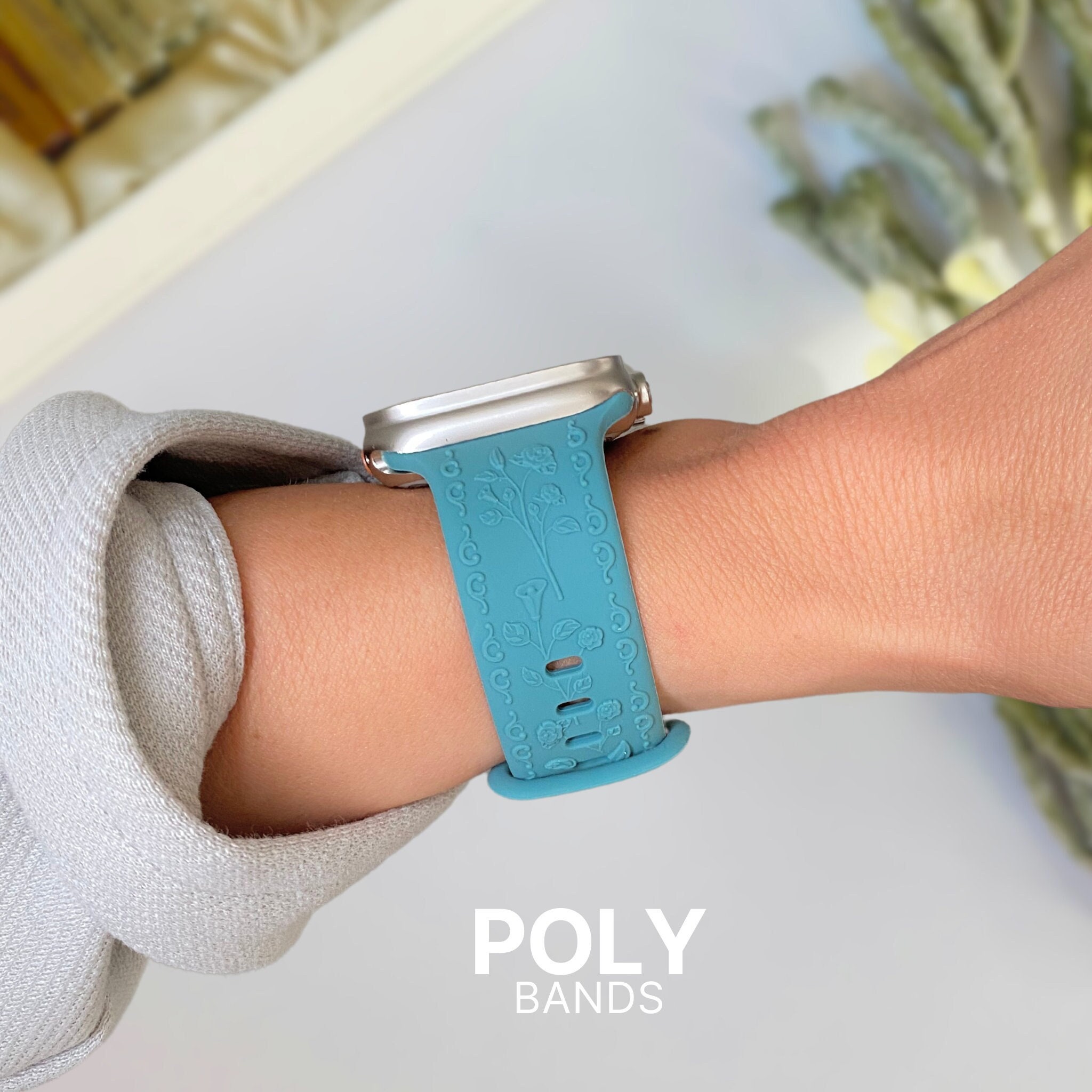 Summer Engraved Watch Band for Apple Watch 38mm 40mm 41mm 42mm - Main Image