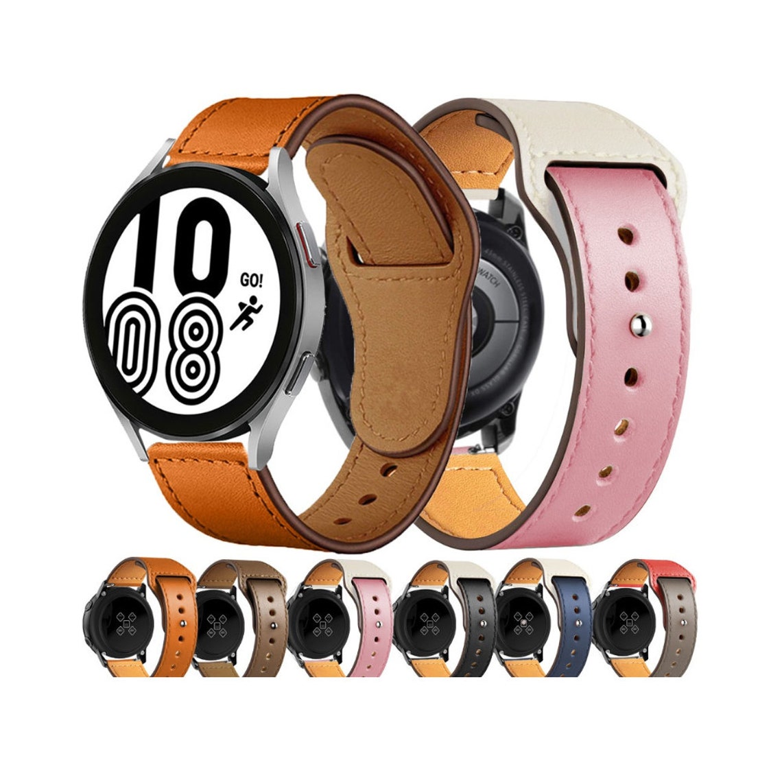 Leather Band for Samsung Galaxy Watch 4 / Watch 4 Classic/ Etsy