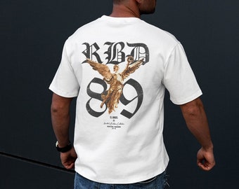 Mens Oversized T-shirt: El Angel 89 Limited Edition Cotton Tee